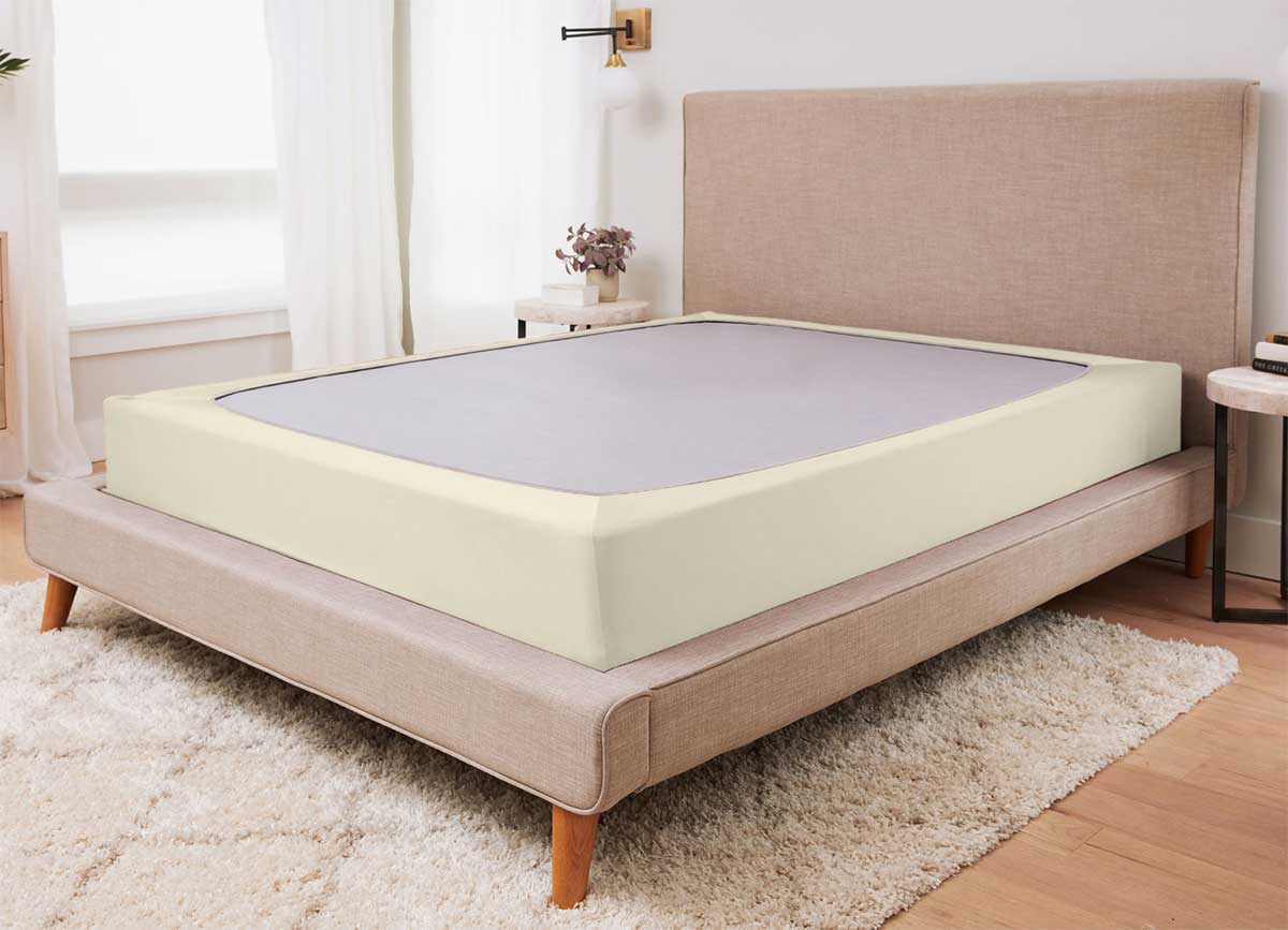 Original Performance Box Spring Wrap shown in ecru #choose-your-color_ecru