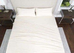Active Comfort Sheet Set shown on bed #choose-your-color_parchment