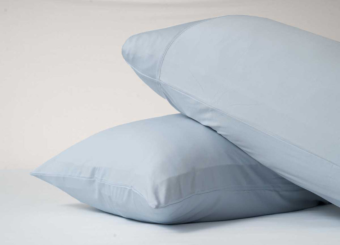 Active Comfort Pillowcases shown in Blue Sky #choose-your-color_blue-sky