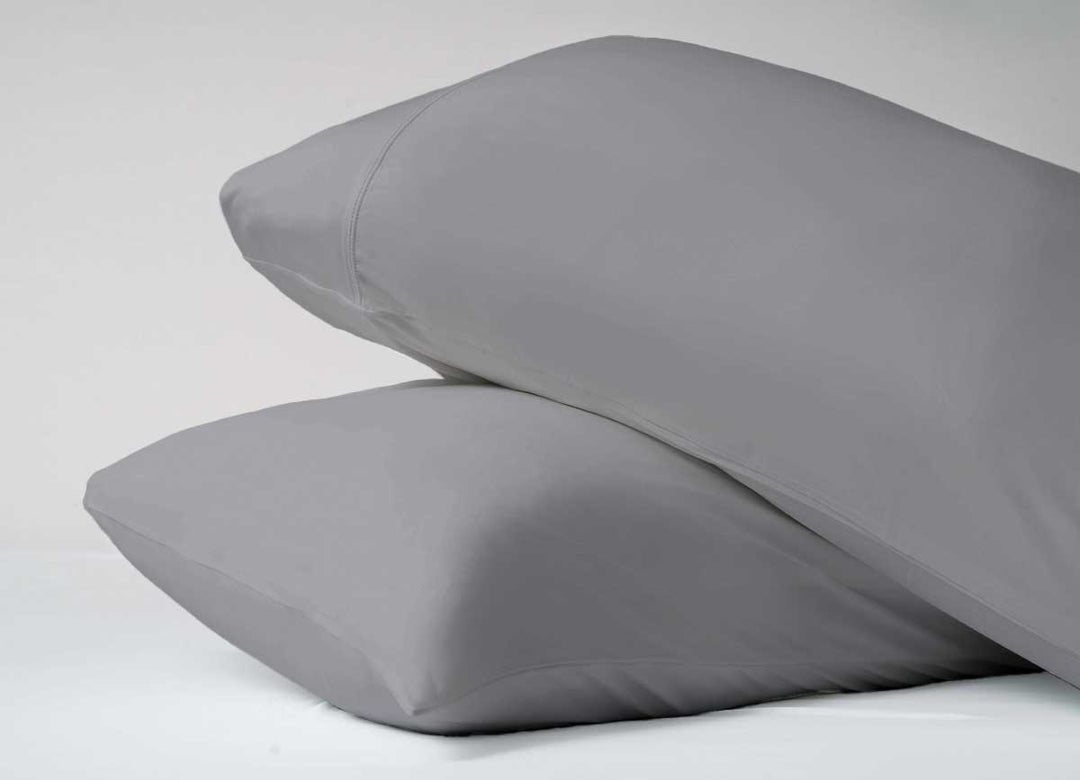 Active Comfort Pillowcases shown in Pewter #choose-your-color_pewter
