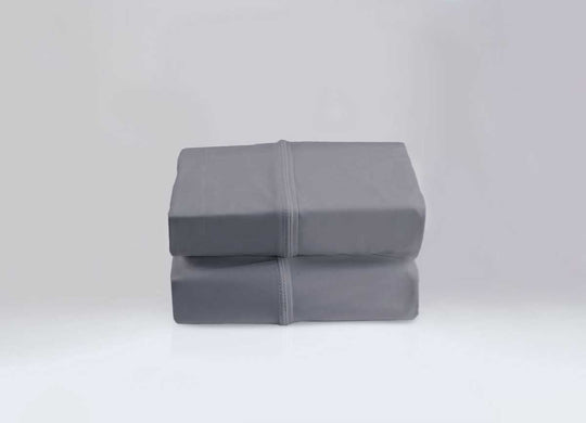 Active Comfort Pillowscases shown in Pewter in stack #choose-your-color_pewter